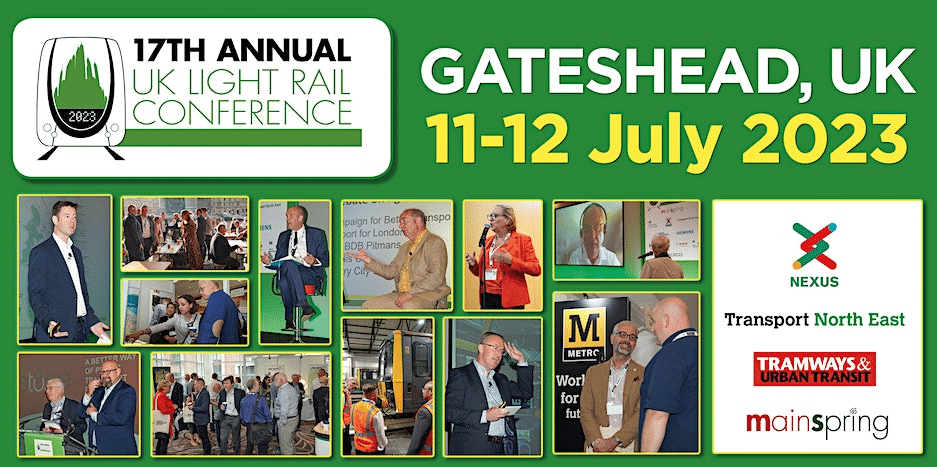 UK Light Rail Conference - Ultimate Rail Calendar