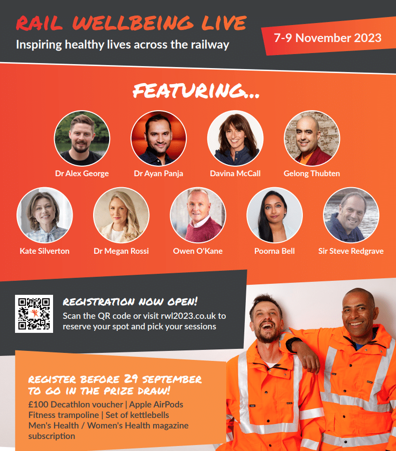 Rail Wellbeing Live 2023 - Ultimate Rail Calendar